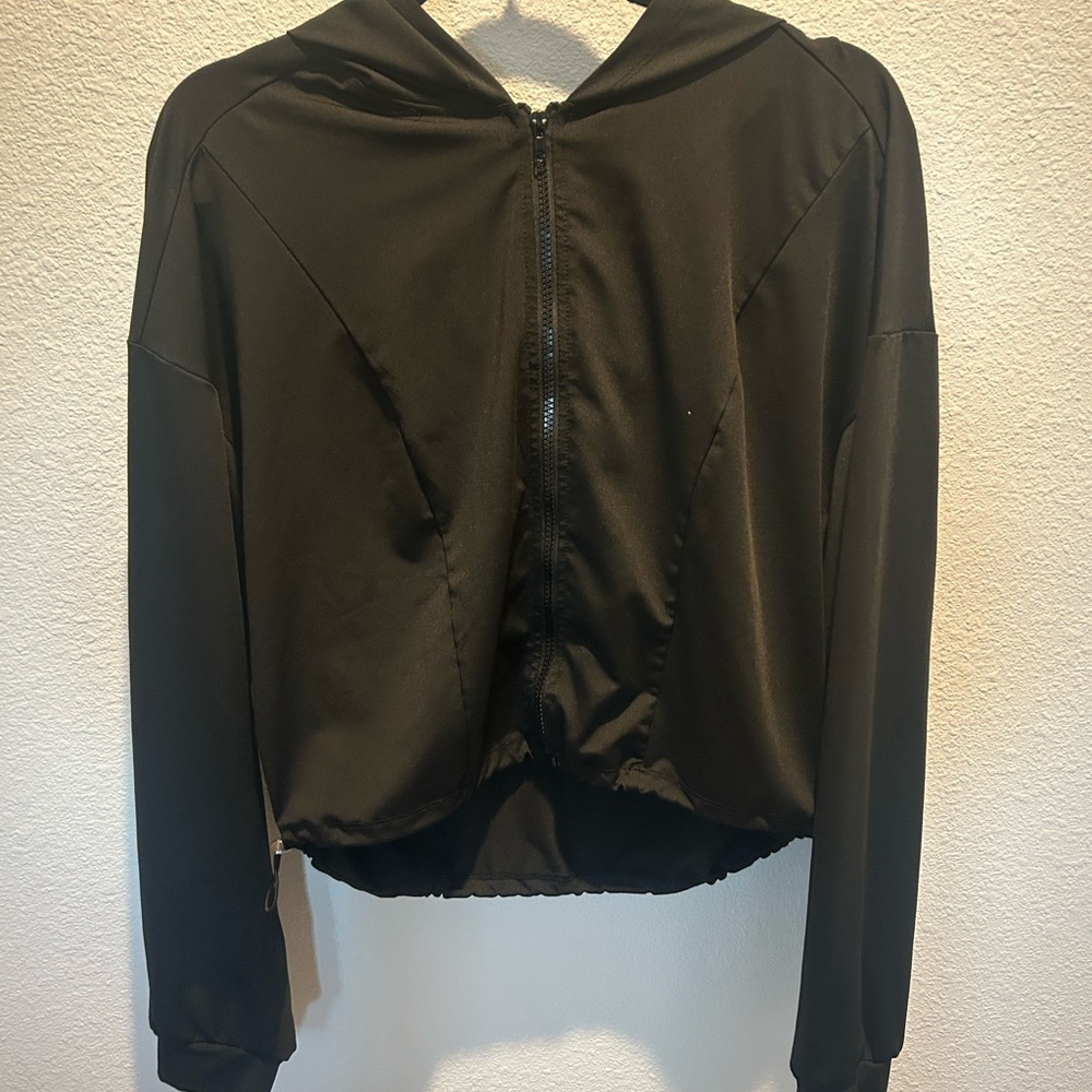 SHEIN Black Women's Bomber Jacket